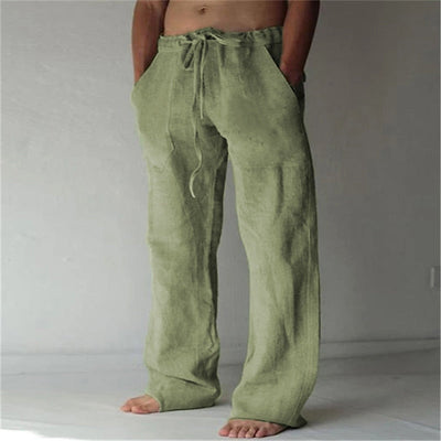 Flair - Herren Baggy Leinenhose