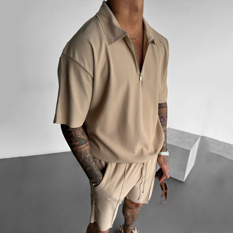 Flair - Summer Zipper Polo Set