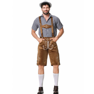 Flair - Herren Bayerischer Lederhosenanzug mit Riemen | Oktoberfest