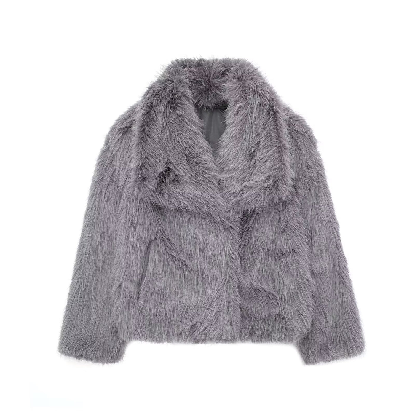 Flair - Daman Flauschiger Plüsche Jacke | Winter