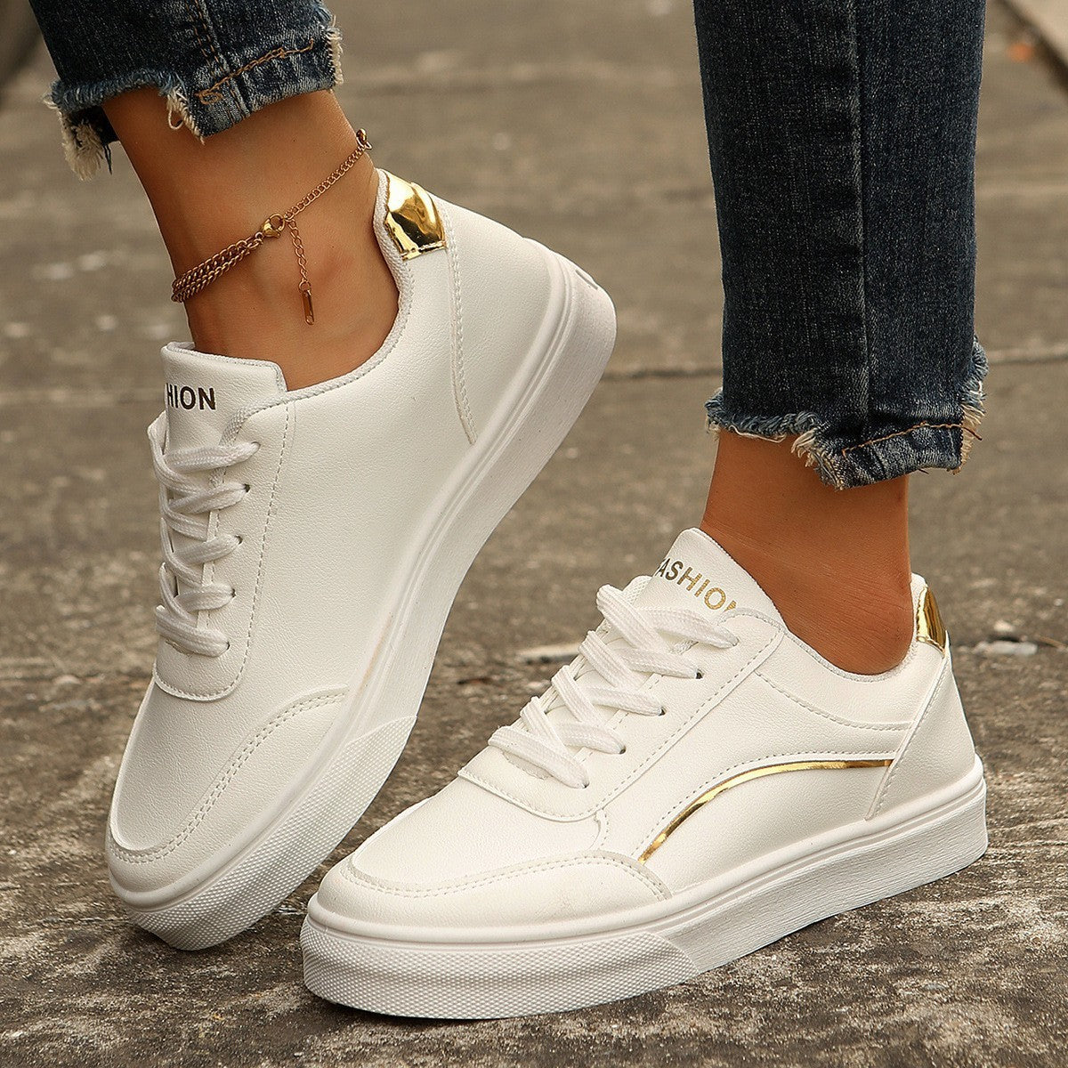 Flair - Weiße Freizeitschuhe