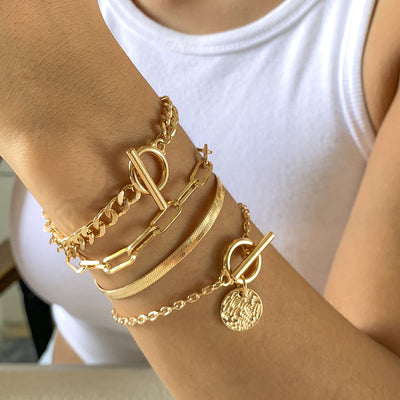 Flair - Metallkettenarmband
