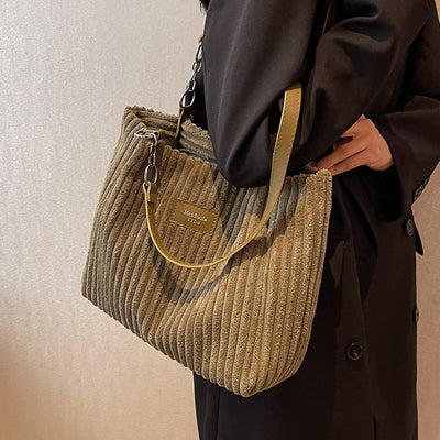 Flair - Große Retro-Cordtasche