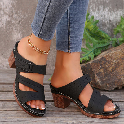 Flair - Sommer-Schuhe mit quadratischem Absatz