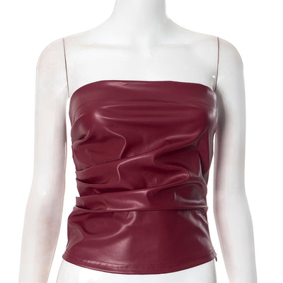 Flair - Leder-Tank-Top
