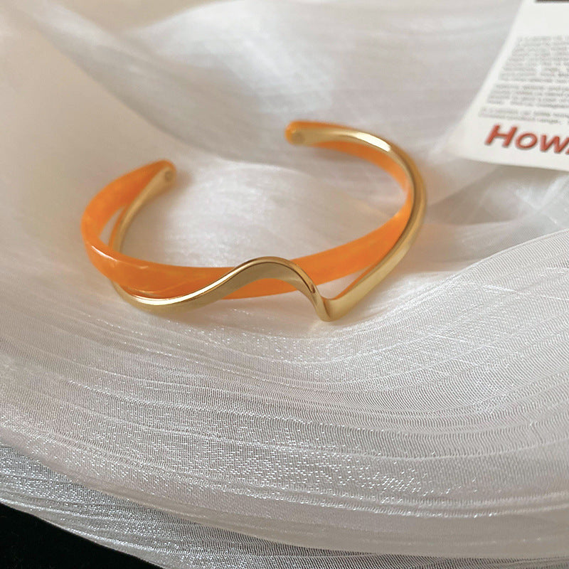 Flair - Weißer Muschelteller Armband