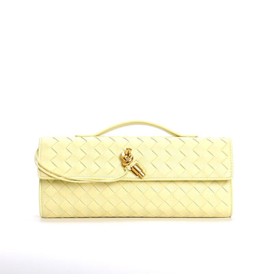 Flair - Damen  Geflochtene Echtleder Tasche | Herbst