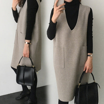 Flair - Damen Warme Winterweste | Langer