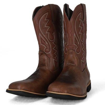 Flair - Herren Westernstiefel mit Klassischem Muster und Authentischem Look | Oktoberfest
