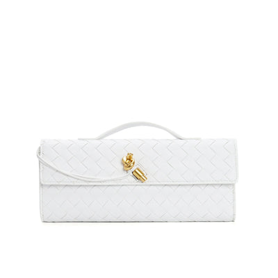 Flair - Damen  Geflochtene Echtleder Tasche | Herbst