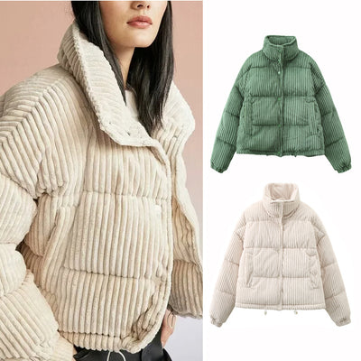 Flair - Damen Cord Parka | Winter