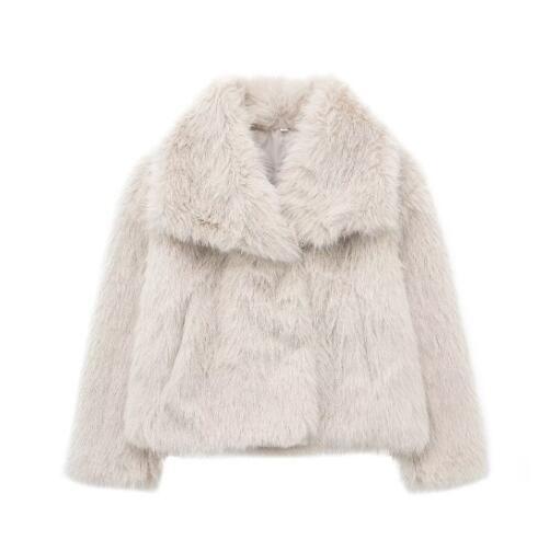 Flair - Daman Flauschiger Plüsche Jacke | Winter