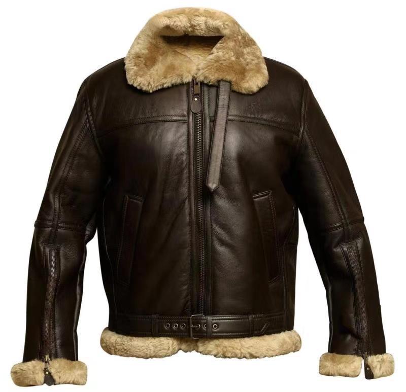 Flair - Herren Premium Lammfelllederjacke | Winter