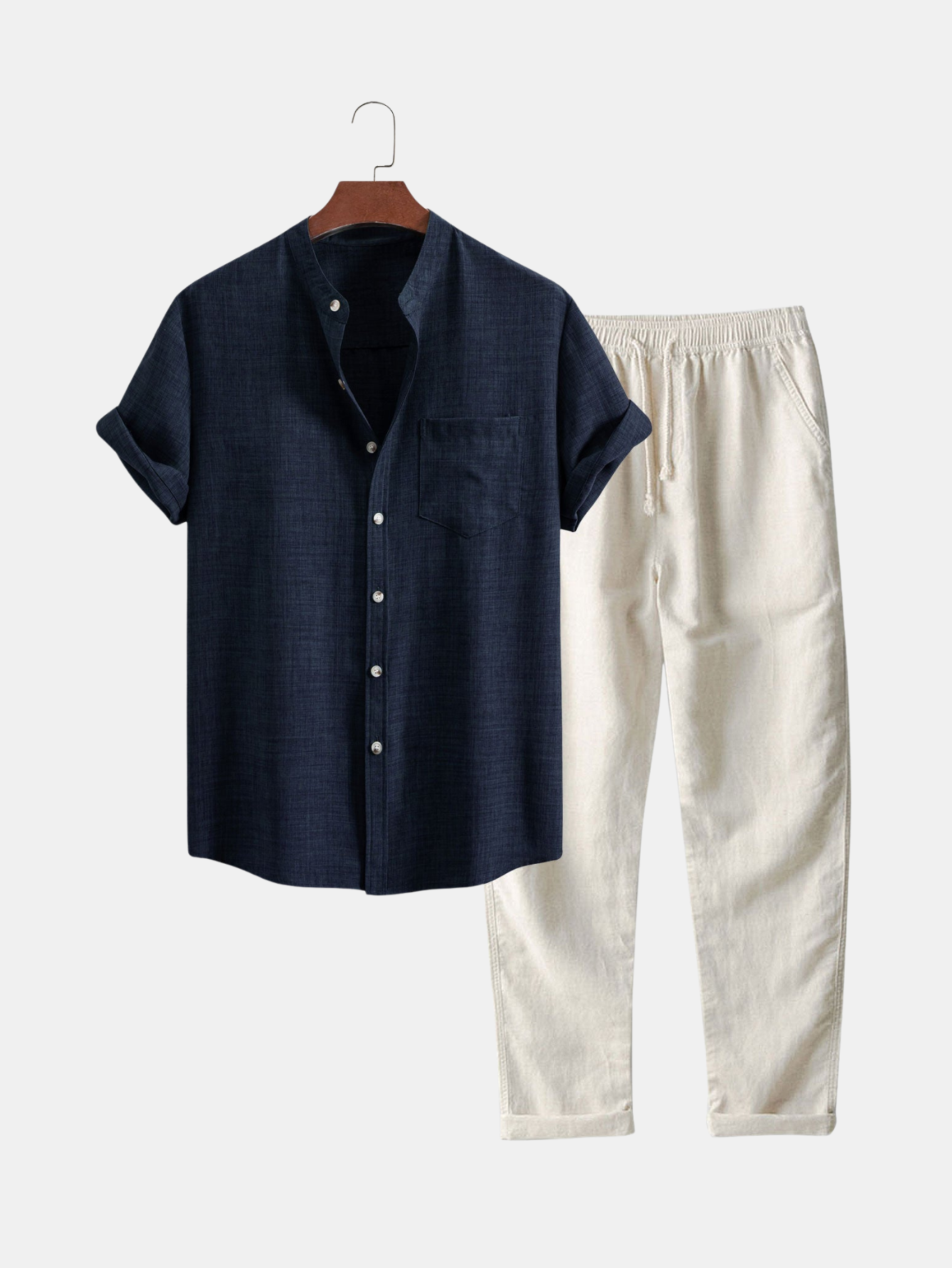 Flair - Set aus Hemd und Hose aus Leinen