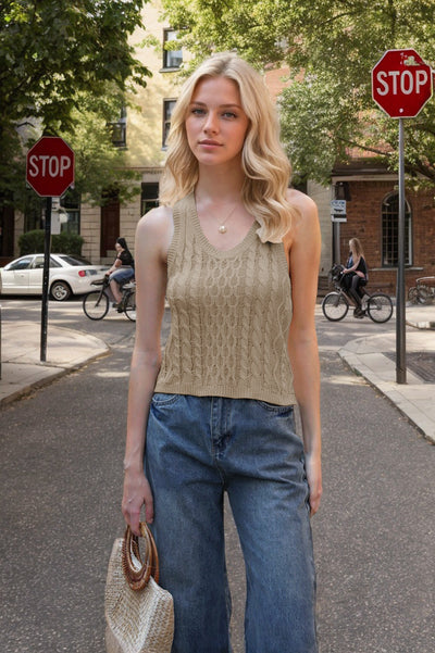 Flair - Gestrickte Tank-Top-Weste