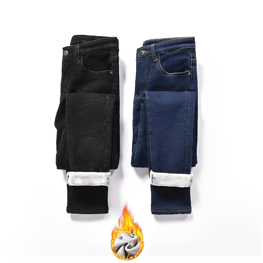 Flair - Warme Fleece-Jeans