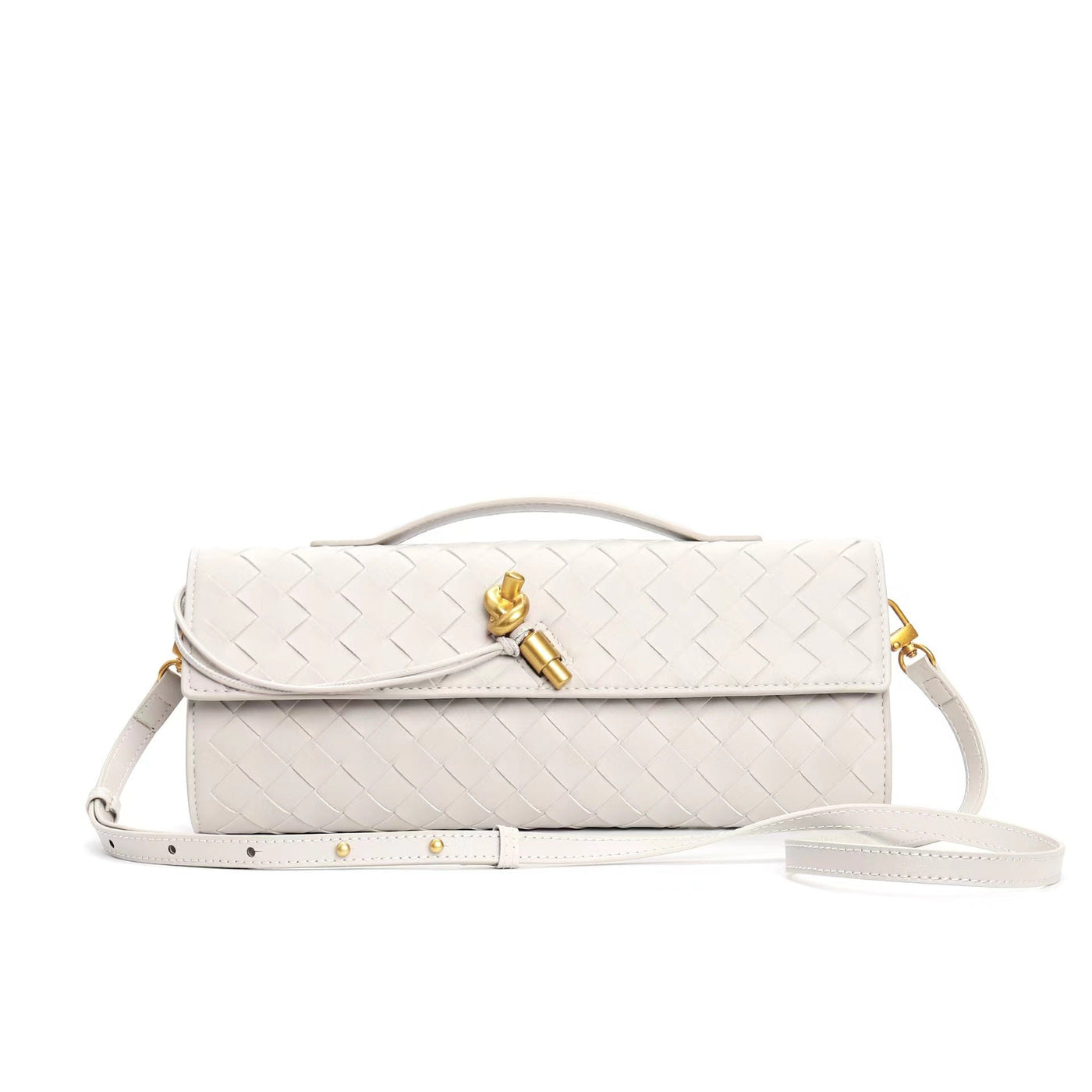 Flair - Damen  Geflochtene Echtleder Tasche | Herbst