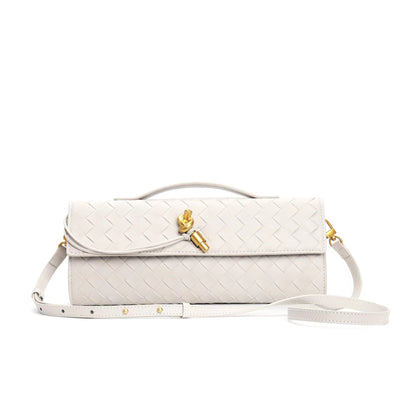 Flair - Damen  Geflochtene Echtleder Tasche | Herbst