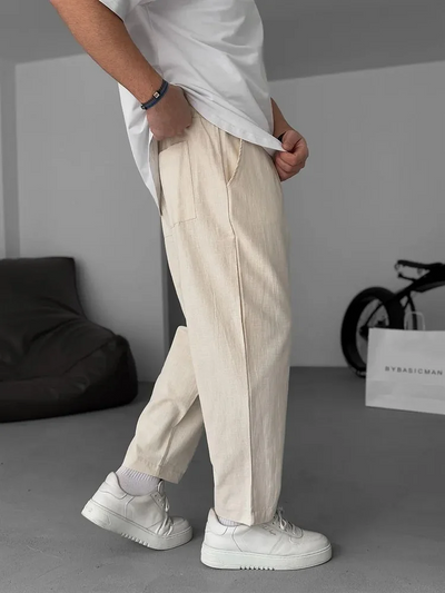 Flair – Gerade geschnittene Leinenhose