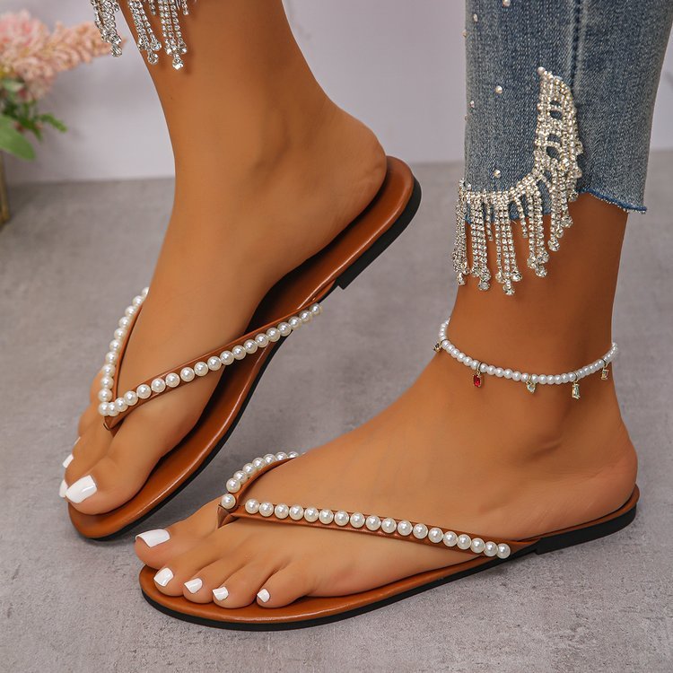 Flair - Sommer-Perlenstrand-Flip-Flops