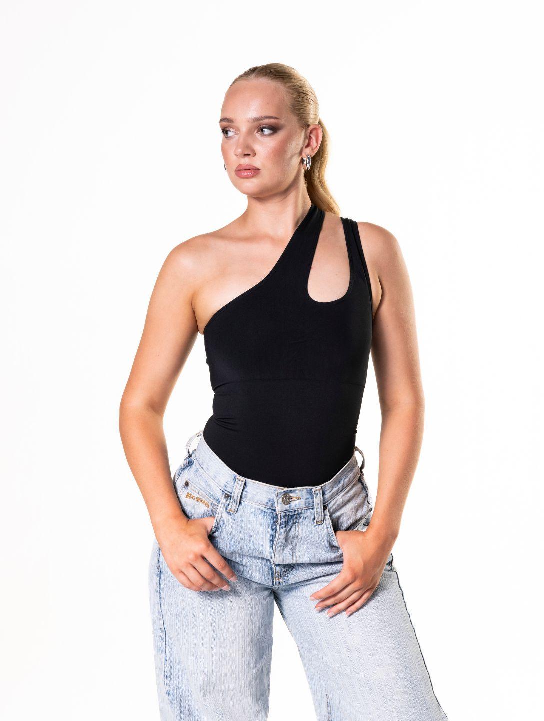 Flair - Ein-Schulter-Bodysuit