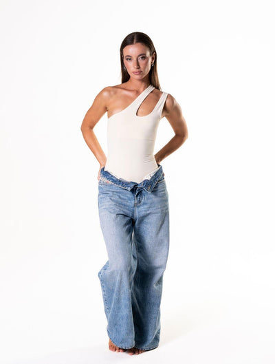 Flair - Ein-Schulter-Bodysuit