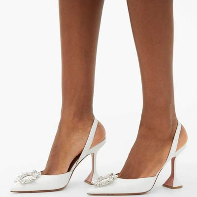 Flair - Spitz zulaufende Kristall-Pumps Heels