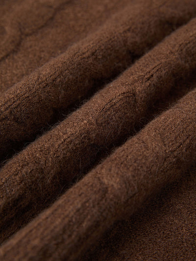 Flair - Oversize Strickjacke mit Kapuze | Herbst