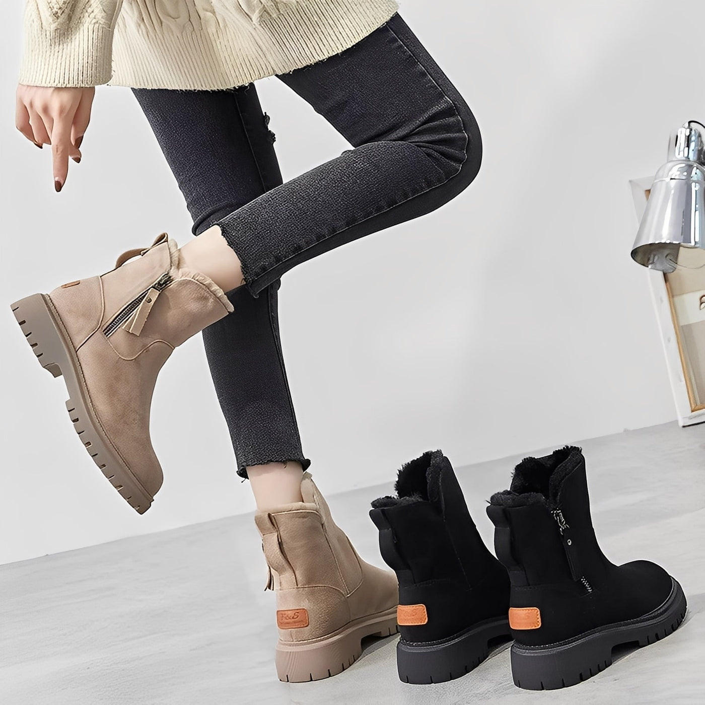 Flair - Fleecefutter leichte Damenstiefel | Winter