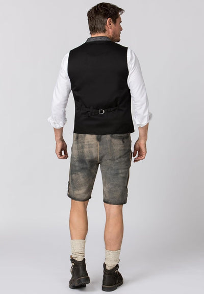 Flair - Herren Trachtenweste mit Traditionellem Design und Eleganten Knöpfen | Oktoberfest