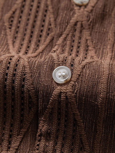 Flair - Set aus strukturiertem, durchbrochenem Hemd und Hose