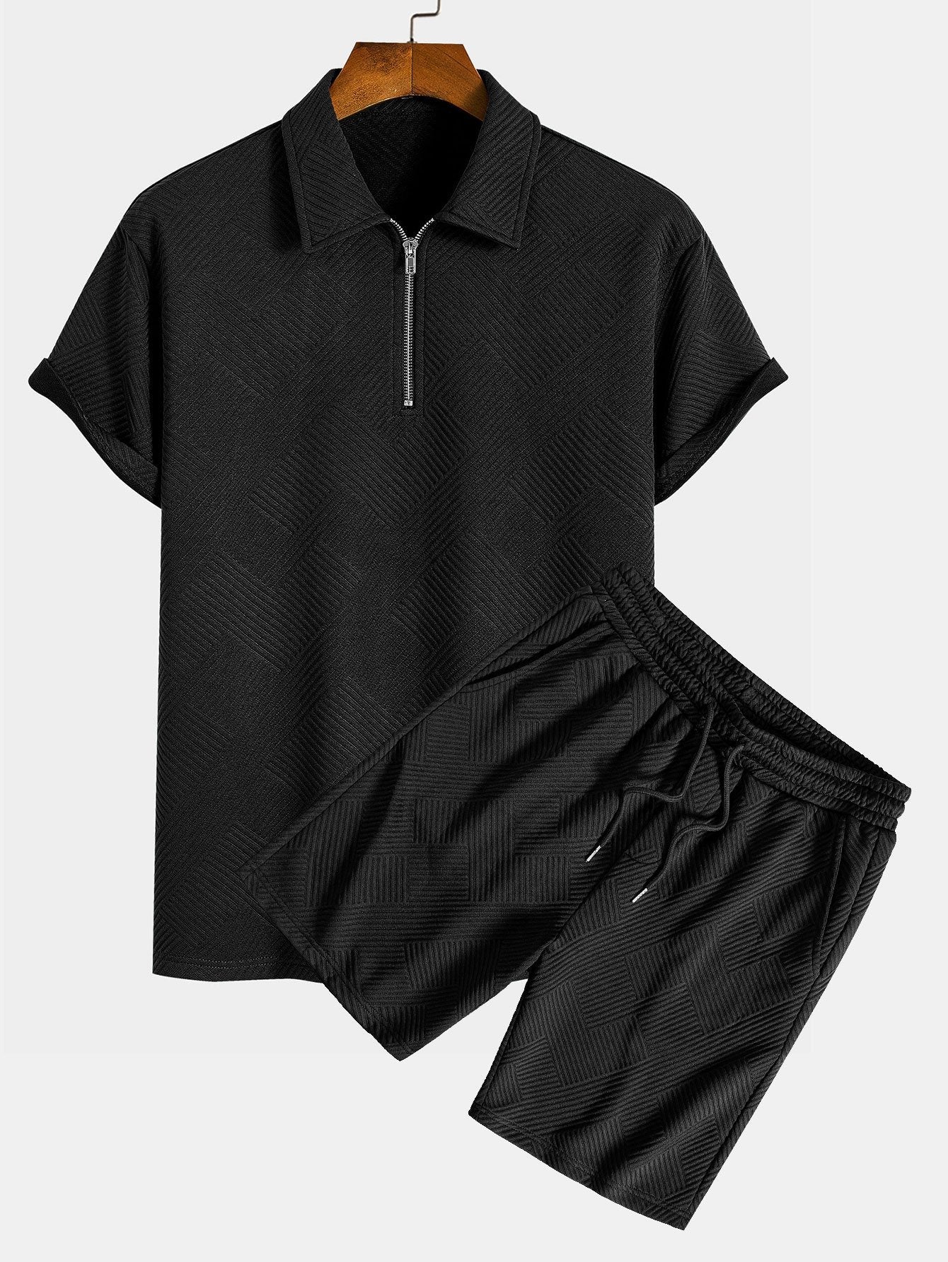 Flair - Old Money Zip Up Polo & Short
