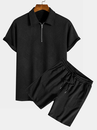 Flair - Old Money Zip Up Polo & Short