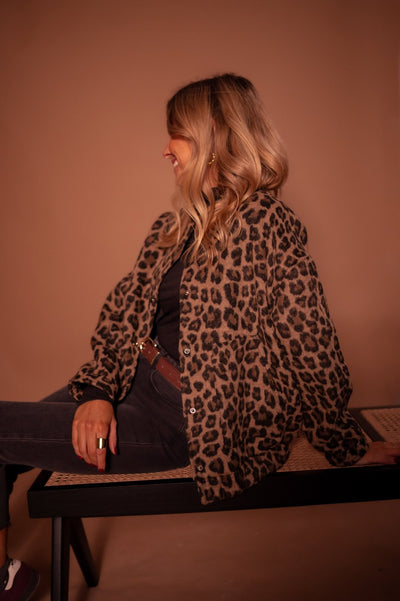 Flair - Damen Bomberjacke mit Leopardenmuster | Übergangsjacke