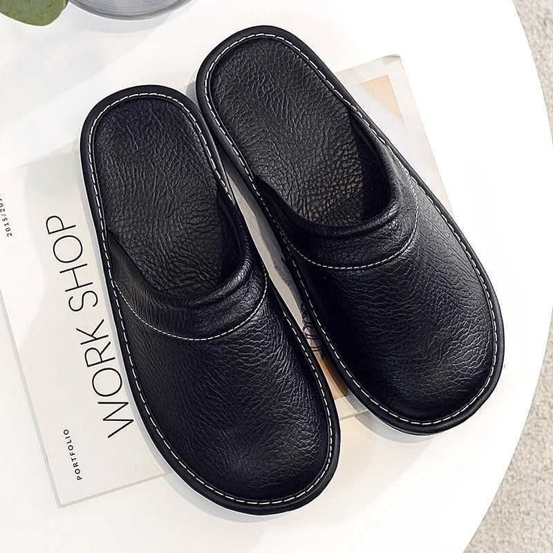 Flair - Damen Bequeme Lederpantoffeln für luxuriösen Komfort | Herbst