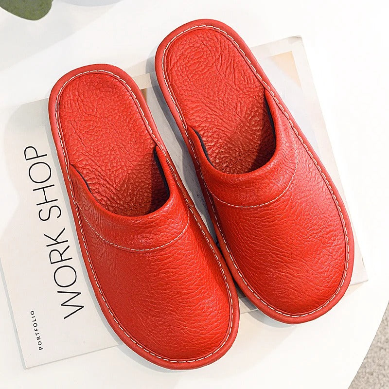 Flair - Damen Bequeme Lederpantoffeln für luxuriösen Komfort | Herbst