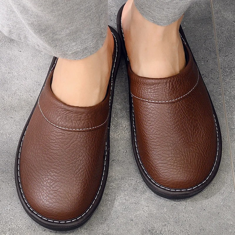 Flair - Damen Bequeme Lederpantoffeln für luxuriösen Komfort | Herbst