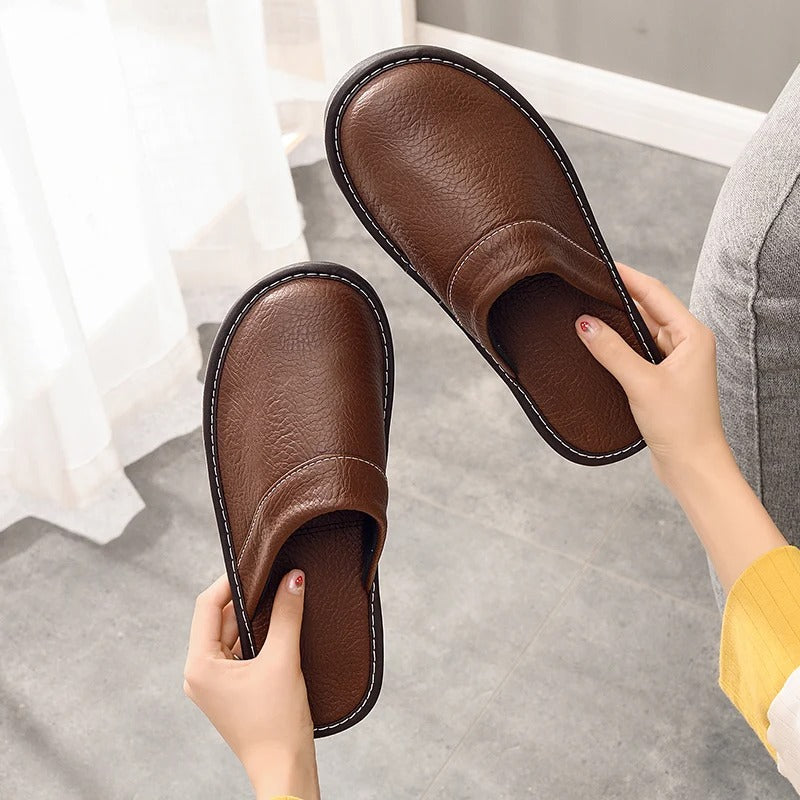 Flair - Damen Bequeme Lederpantoffeln für luxuriösen Komfort | Herbst