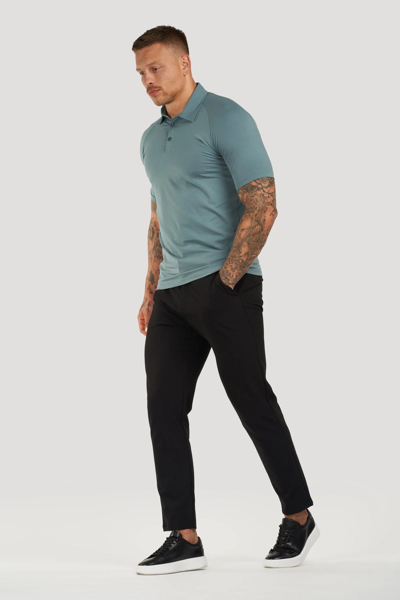 Flair - Poloshirt mit Muskeln