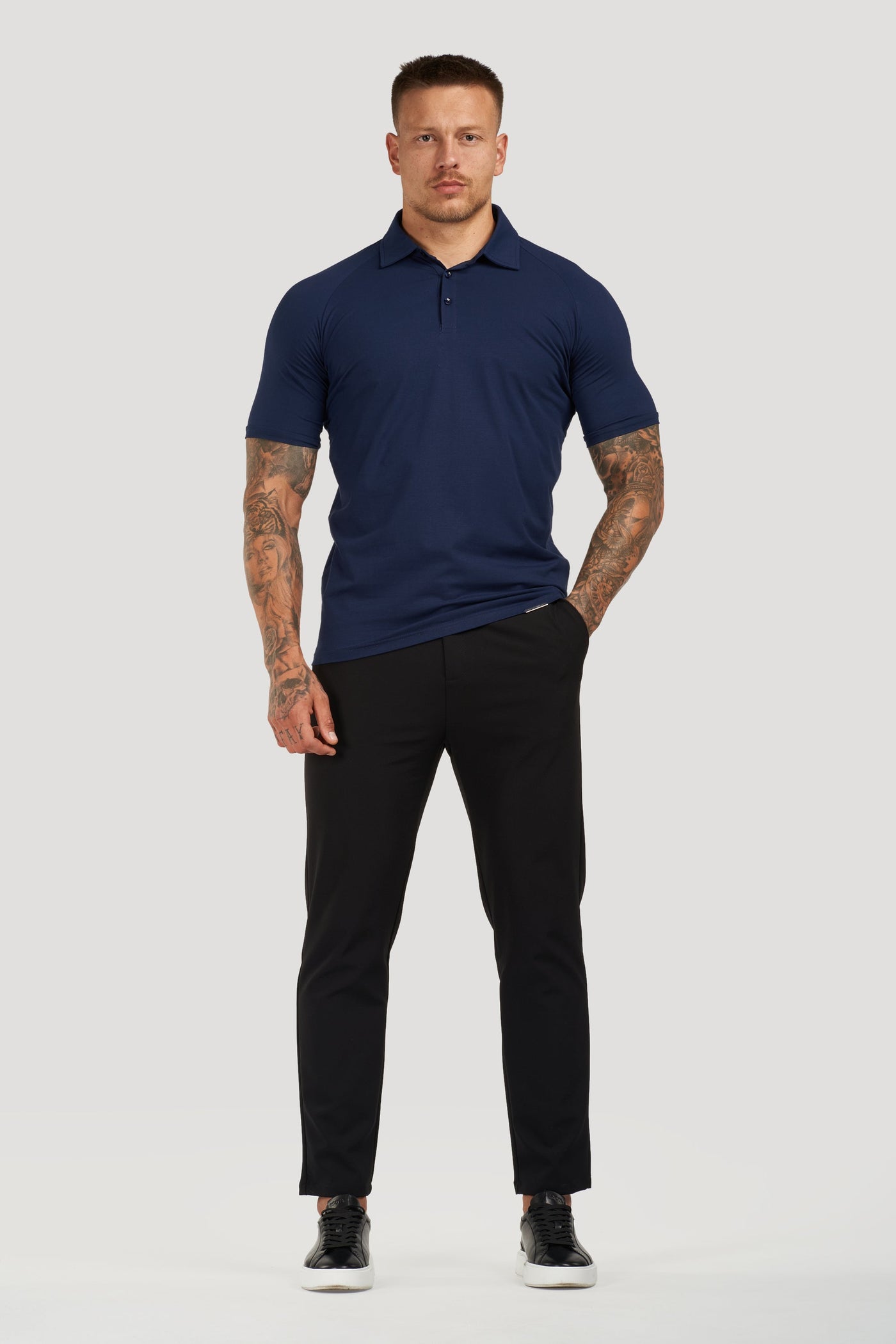 Flair - Poloshirt mit Muskeln