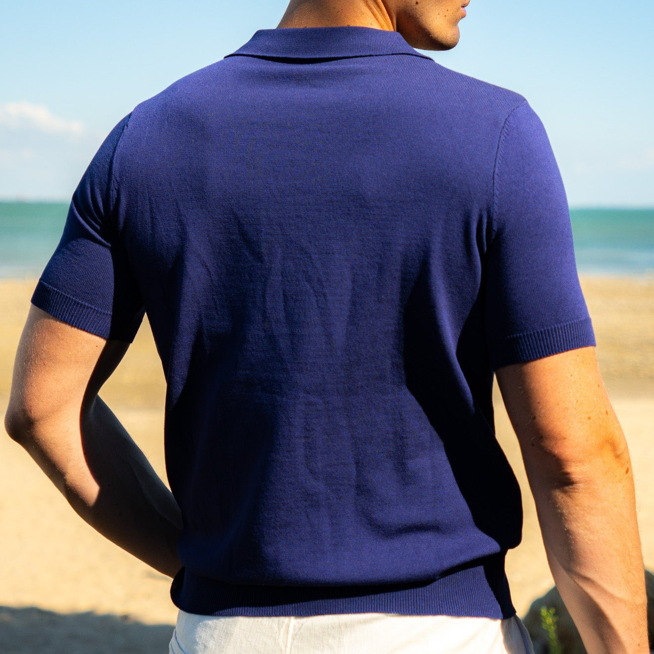 Flair - Poloshirt mit V-Ausschnitt