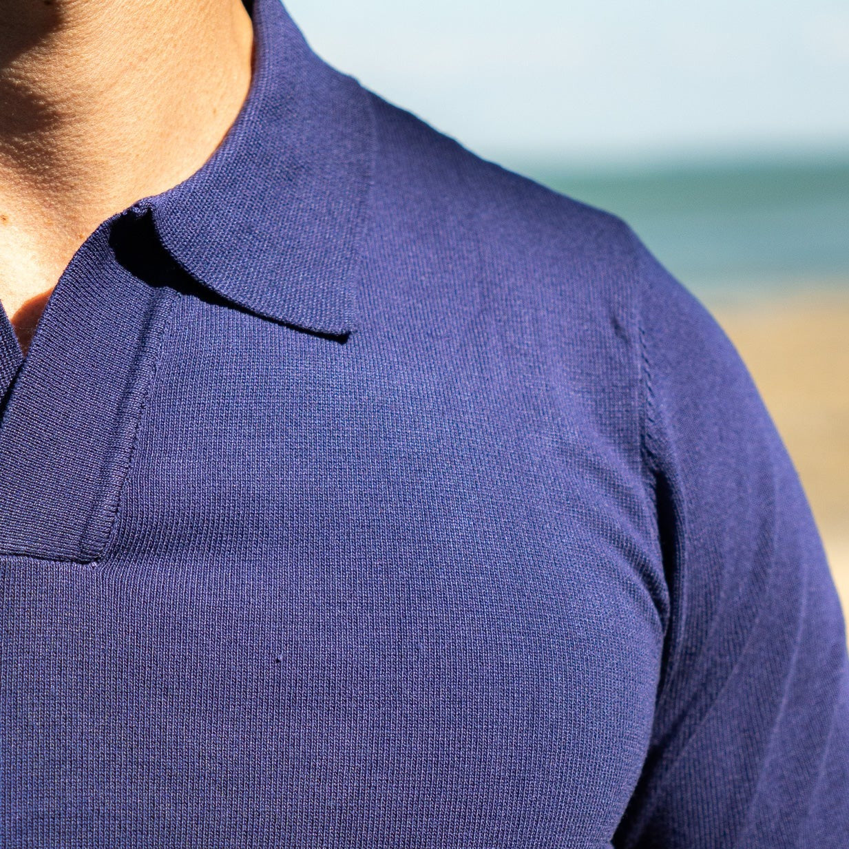 Flair - Poloshirt mit V-Ausschnitt