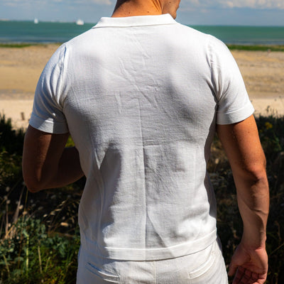 Flair - Poloshirt mit V-Ausschnitt