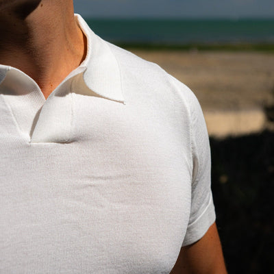 Flair - Poloshirt mit V-Ausschnitt