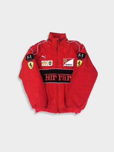 Flair - Vintage Rote Ferrari Jacke