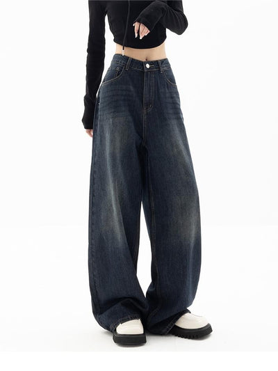 Flair - Dunkelblaue Vintage Jeans | Baggy