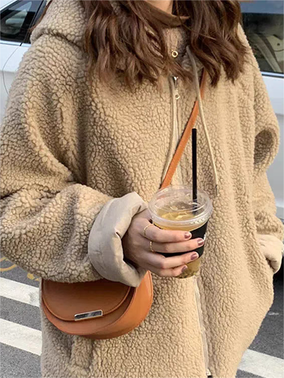 Flair - Klassische Wendbare Jacke mit Kapuze und Reißverschluss | Winter