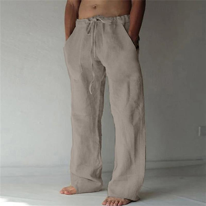 Flair - Herren Baggy Leinenhose