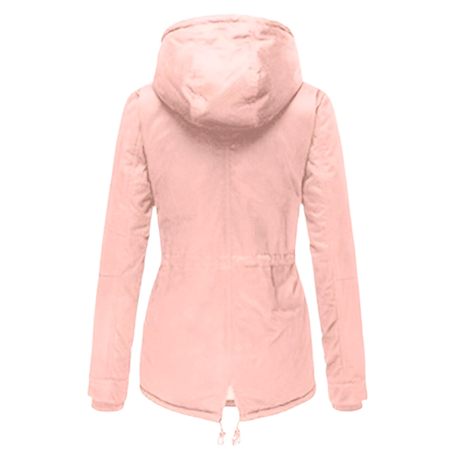 Flair - Damen Gepolsterte Parka-Jacke | Kapuze