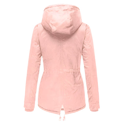 Flair - Damen Gepolsterte Parka-Jacke | Kapuze